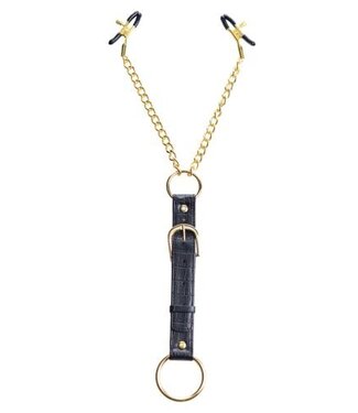Master Series Penitentiary Tepelklemmen Met Cockring