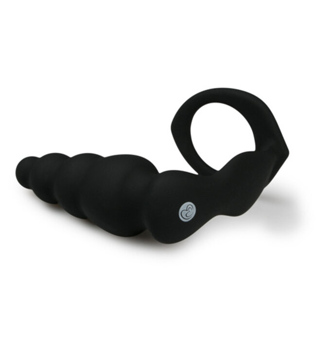 Cockring Met Geribbelde Buttplug
