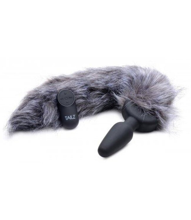 Vibrerende Anaal Plug Met Staart - Vos