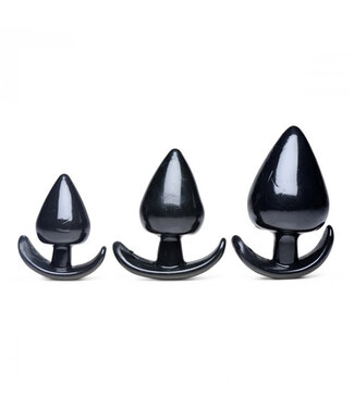 Master Series Triple Spades Driedelige Buttplug Set