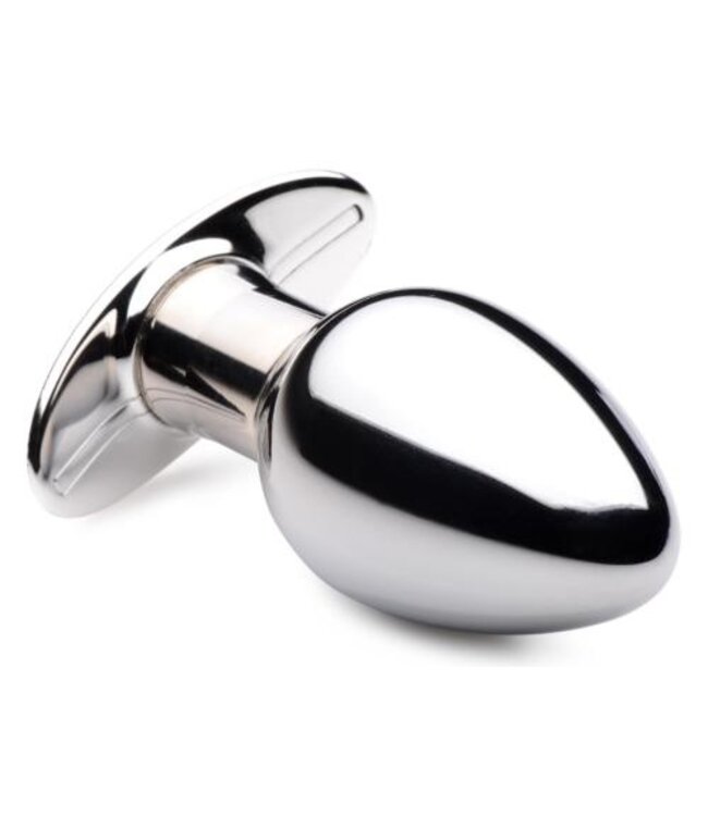 Chrome Blast Oplaadbare Buttplug Met Afstandsbediening - Groot