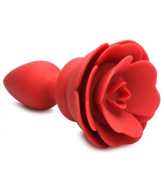 Booty Sparks Vibrerende Rose Anaalplug met Afstandsbediening - Large