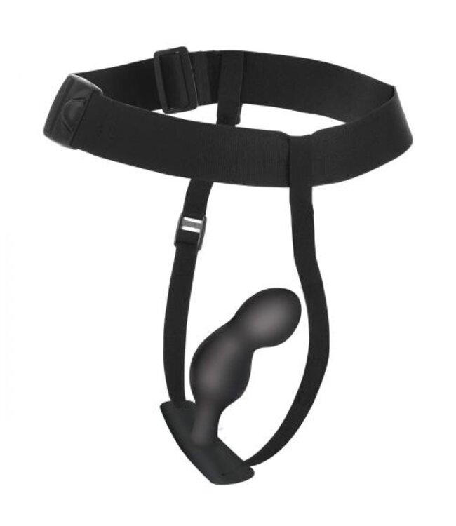 P-Spot Plugger Anaalplug met Harnas & Afstandsbediening