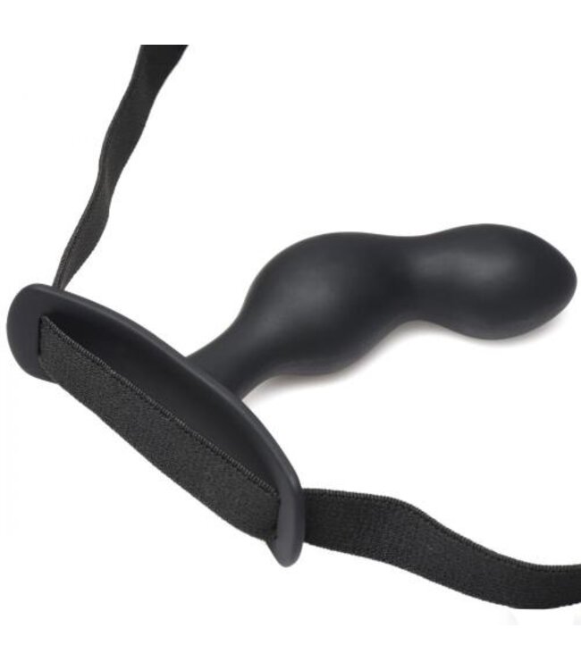 P-Spot Plugger Anaalplug met Harnas & Afstandsbediening