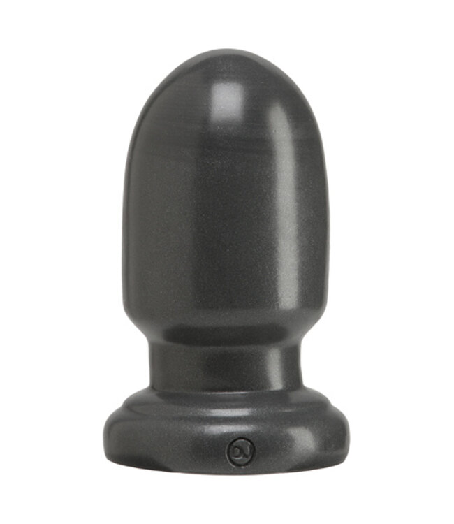 Ronde brede dildo grijs