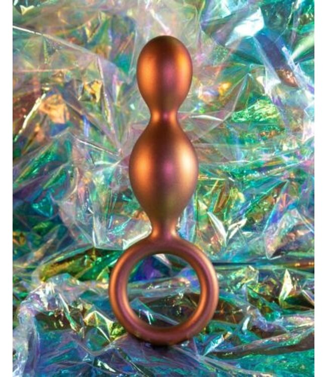 Anal Adventures Matrix - Duo Loop Anaal Plug - Koper