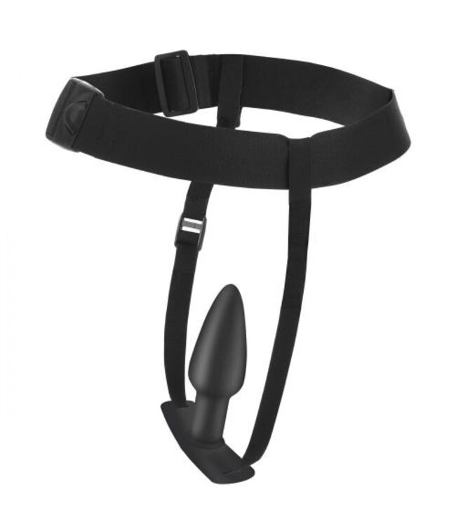 Bum-Tastic Vibrerende Anaal Plug met Harnas & Afstandsbediening