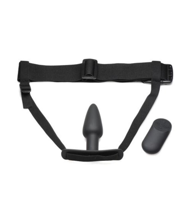Bum-Tastic Vibrerende Anaal Plug met Harnas & Afstandsbediening