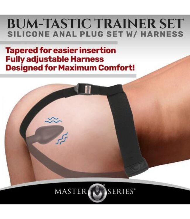 Bum-Tastic Vibrerende Anaal Plug met Harnas & Afstandsbediening