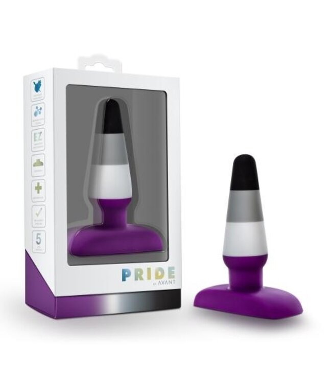 Avant - Pride Siliconen Anaal Plug - Ace