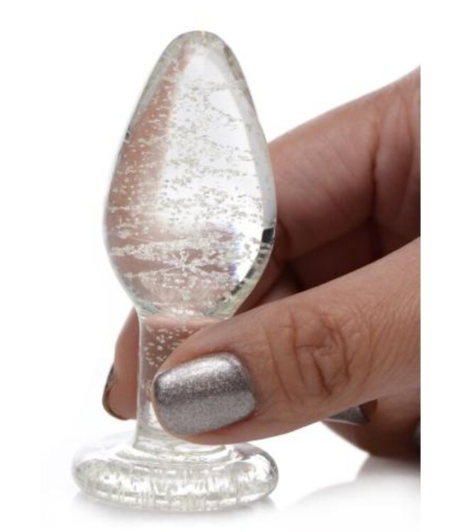 Glow-in-the-Dark Anaalplug Van Glas - Small