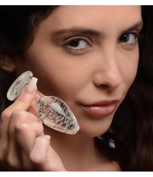 Glow-in-the-Dark Anaalplug Van Glas - Small