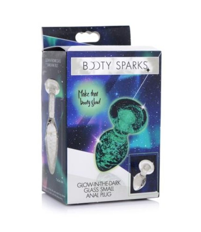 Glow-in-the-Dark Anaalplug Van Glas - Small