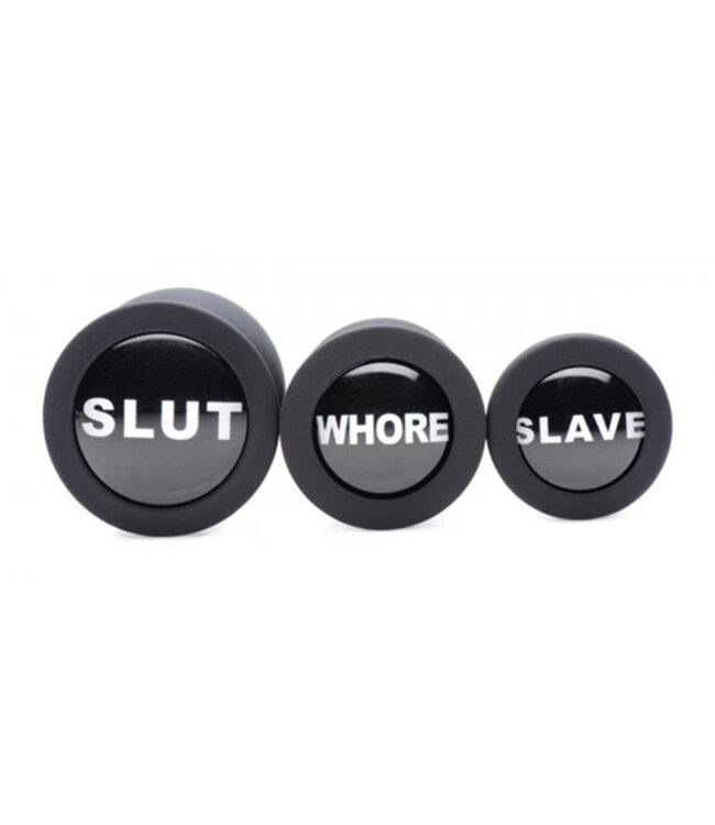 Dirty Words Buttplug Set