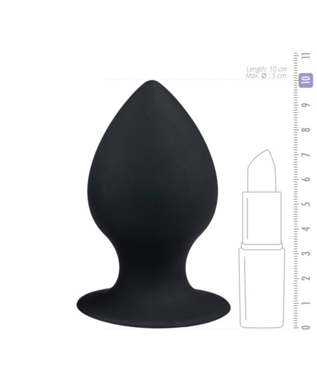 Zachte siliconen buttplug - medium