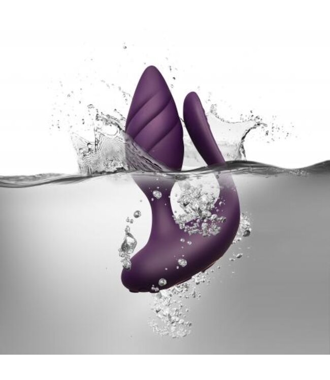 Rocks-Off - Cocktail Koppelvibrator - Burgundy