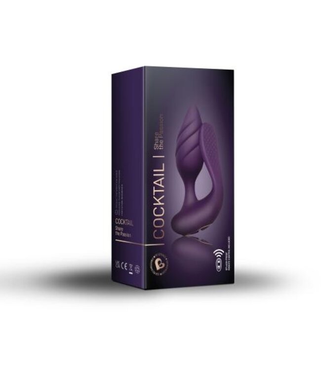 Rocks-Off - Cocktail Koppelvibrator - Burgundy