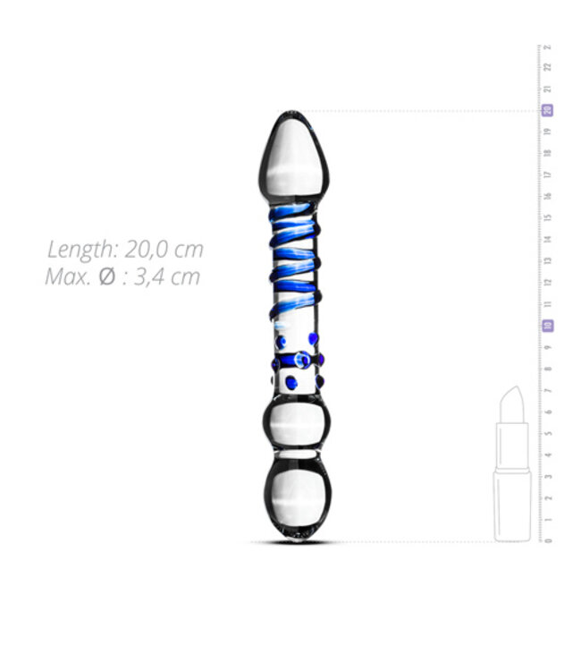 Glazen Dubbele Dildo No. 21