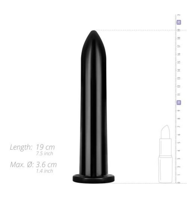 Dildo 20 cm - Zwart