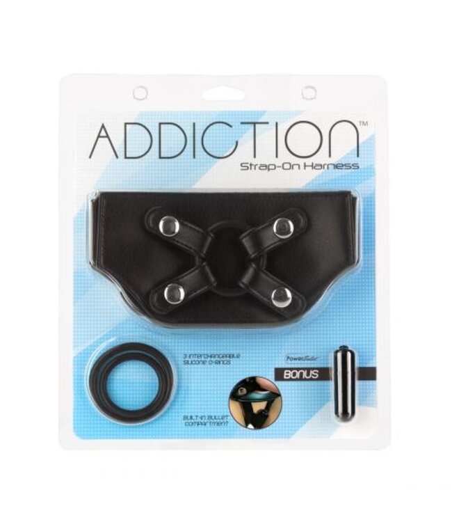 Addiction - Strap-On Harnas - Zwart