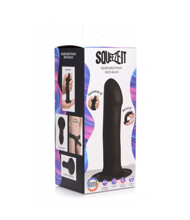 Squeeze-It Phallic Dildo - 15.5 cm