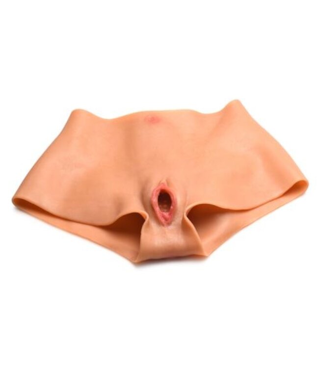 Slipje Siliconen Vagina + Kont - Small