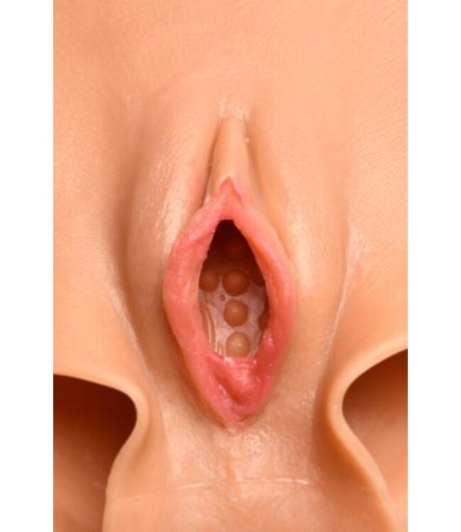 Slipje Siliconen Vagina + Kont - Large