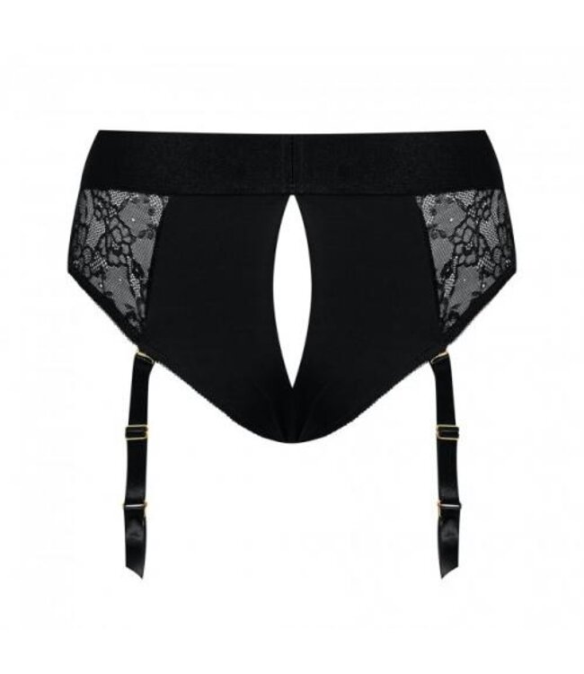 Diva Luxe Kanten Strap On Harnas met Jarretels