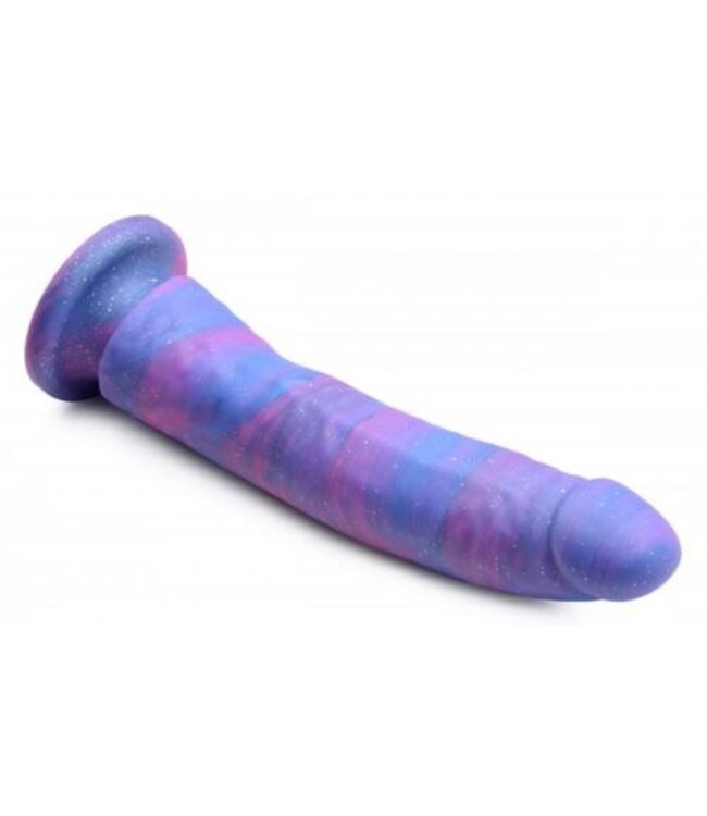 Magic Stick Siliconen Dildo Met Glitters - 24 cm