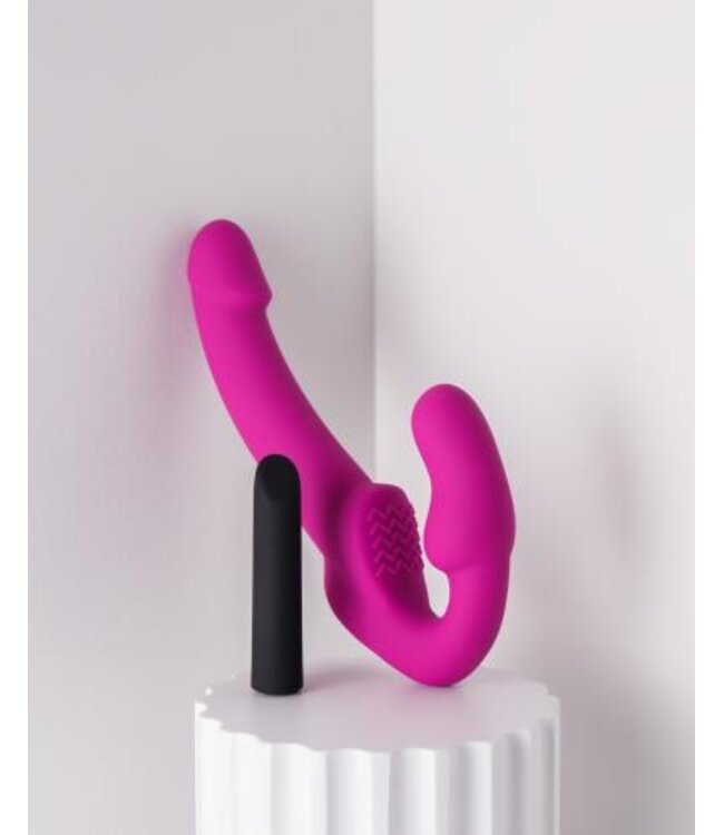 Temptasia - Estella Vibrerende Strapless Strap-on - Roze