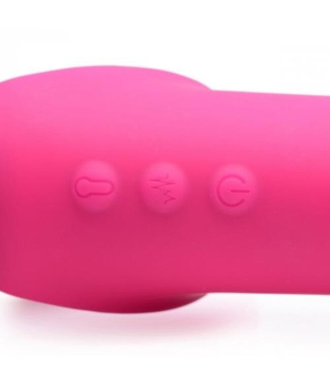 G-Pulse Vibrerende Strapless Strap-On Vibrator Met Afstandsbediening - Roze
