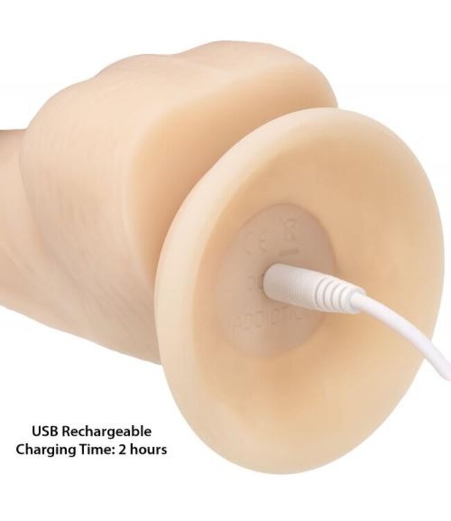 Naked Addiction - Realistische Vibrerende En Roterende Dildo - 20 cm