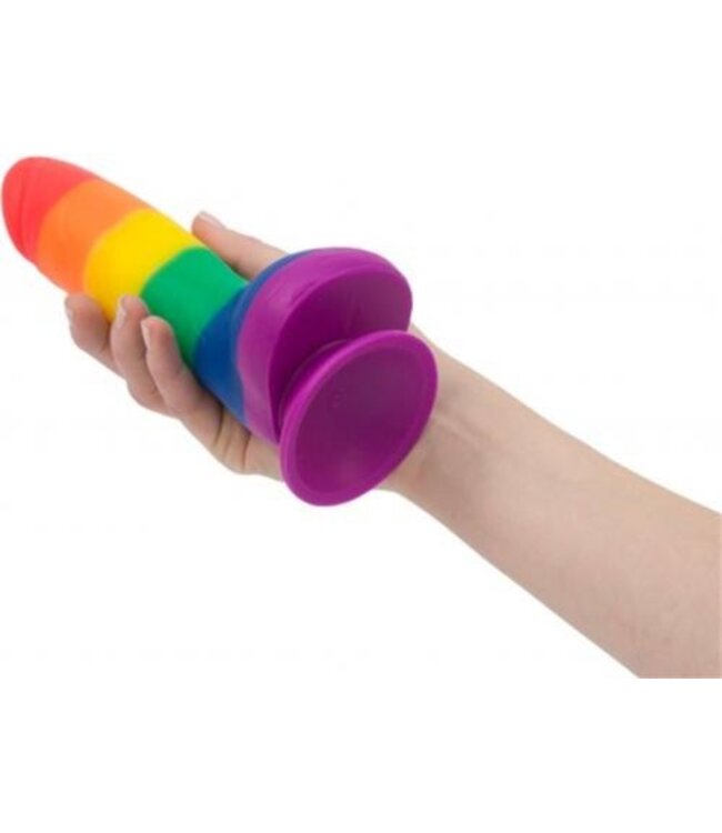 Addiction - Justin Rainbow Siliconen Dildo - 19 cm