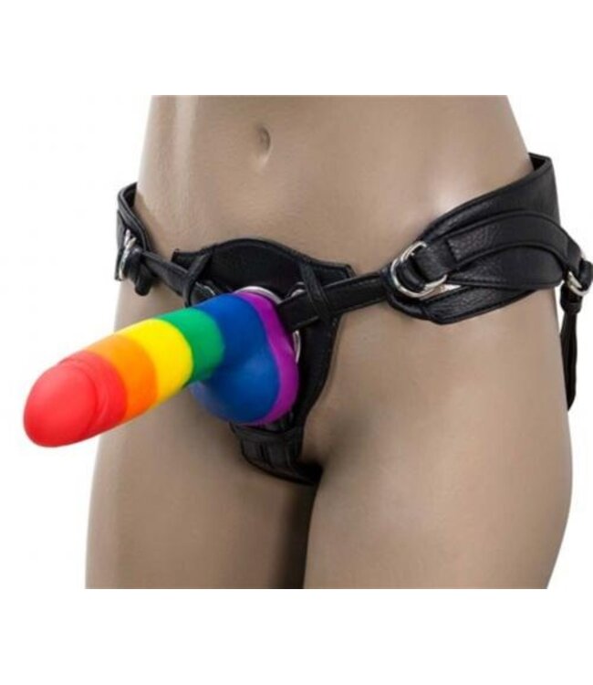 Addiction - Justin Rainbow Siliconen Dildo - 19 cm