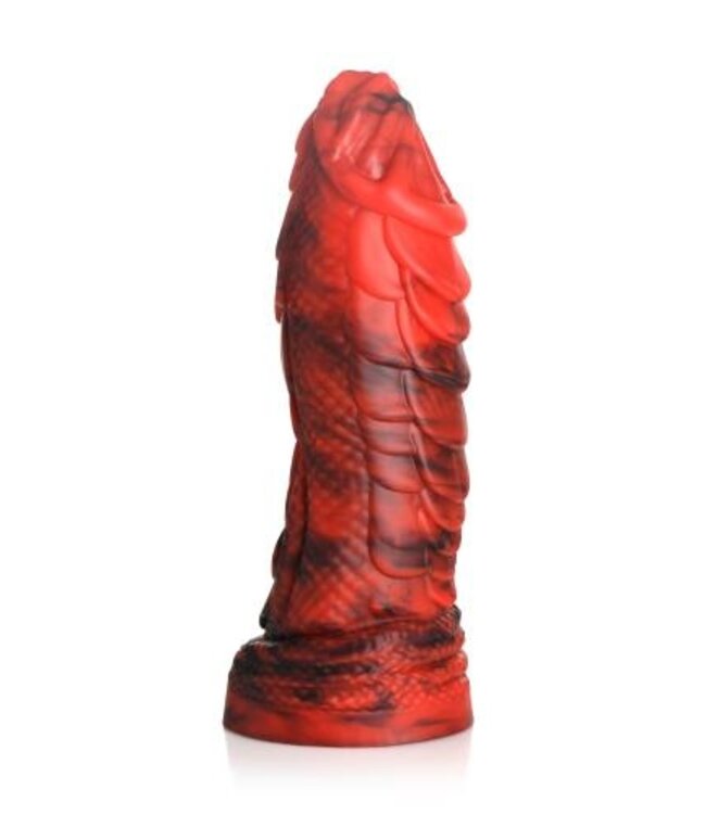 Fire Dragon Red Scaly Dildo