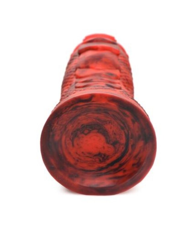 Fire Dragon Red Scaly Dildo