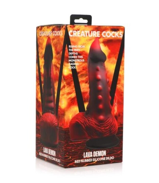 Lava Demon Dikke Noppen Dildo