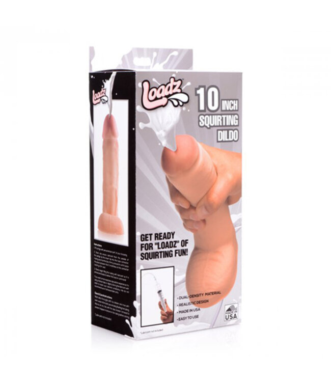 Dual Density Spuitende Dildo - 25 cm