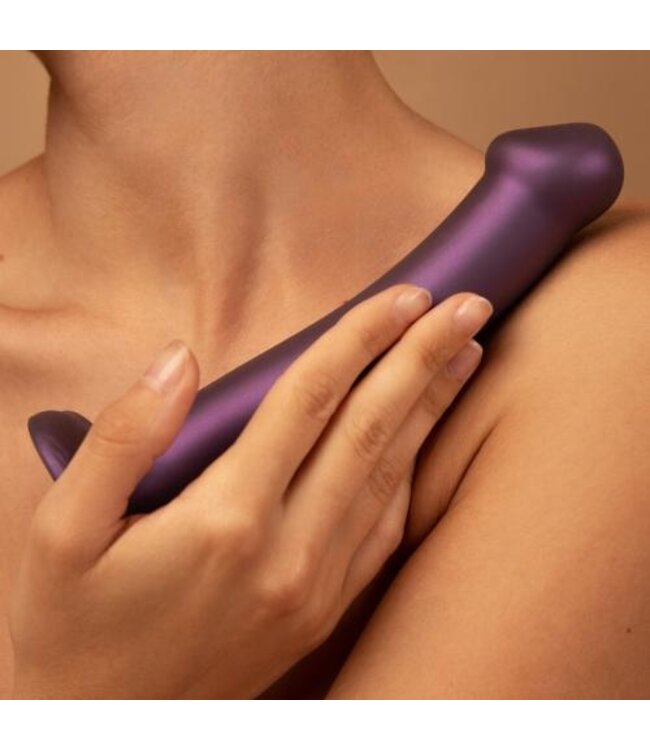 Strap On Me - Siliconen Dildo - Paars - M