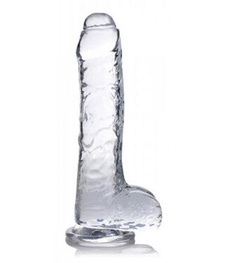Jock Jock C-Thru Transparante Dildo - 21 cm.