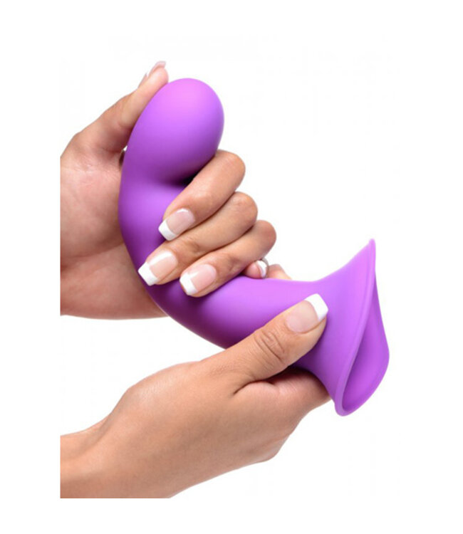Squeeze-It Wavy Dildo - Paars