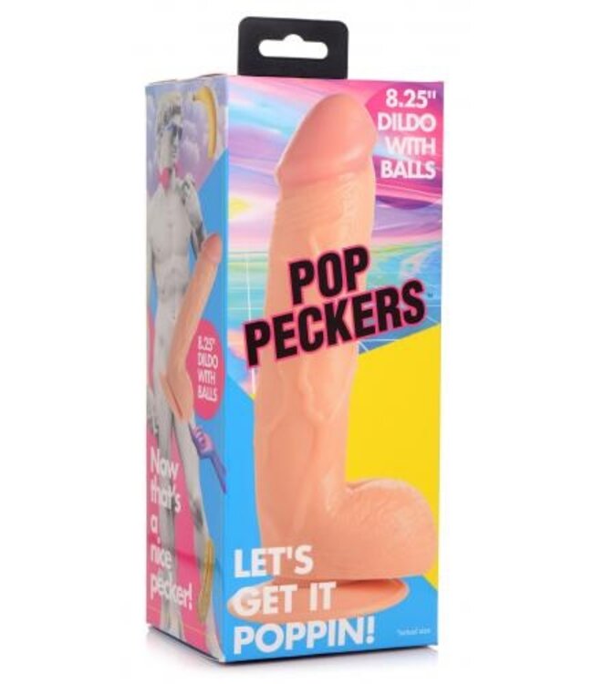 Poppin Dildo 20 cm - Beige