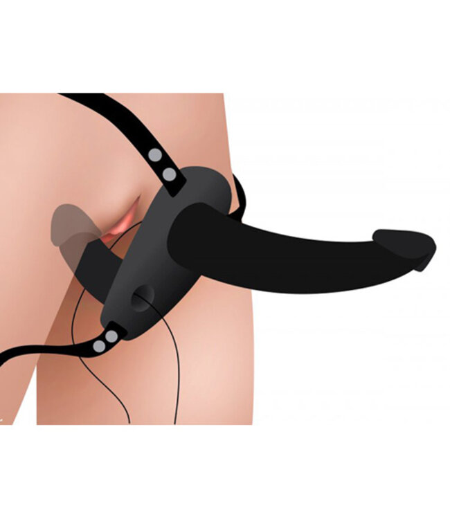 Power Pegger Dubbele Strap-On Vibrator