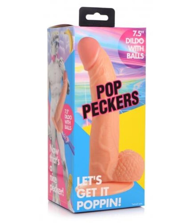 Poppin Dildo 19 cm - Beige