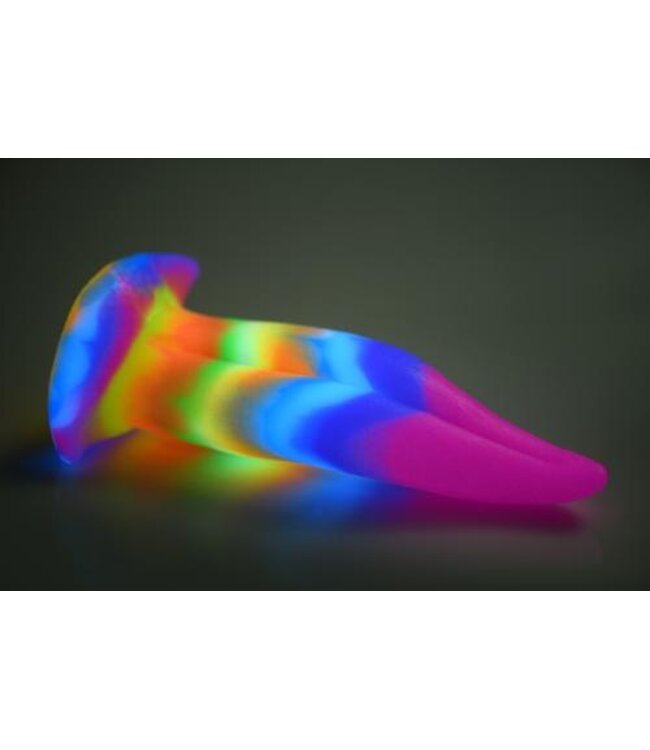 Glow-in-the-dark Unicorn Tongue Dildo