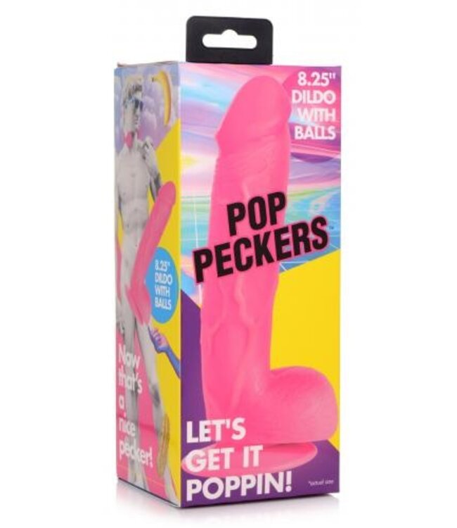 Poppin Dildo 20 cm - Roze