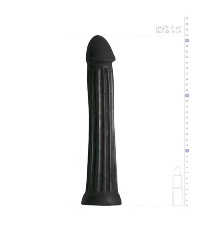 XXL Dildo 31.5 cm - Zwart