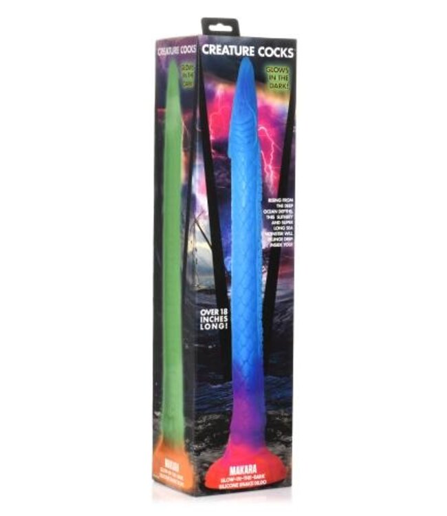 Glow-in-the-Dark Dragon Siliconen Anaal Dildo