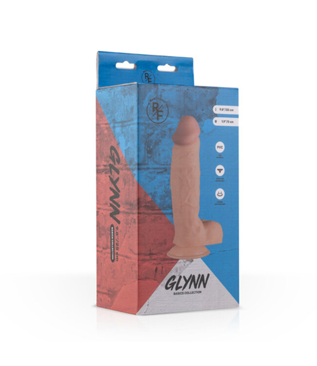 Glynn Realistische Dildo Met Balzak - 25 cm