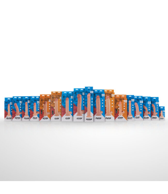 Glynn Realistische Dildo Met Balzak - 25 cm